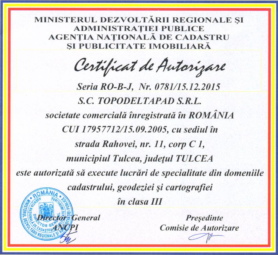 certificat ANCPI